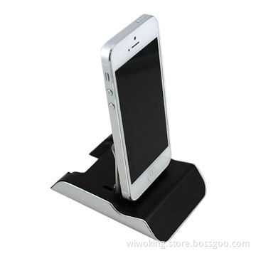 Foldable bracket dock/docking station/dock charger with micro USB2.0 cable for iPhone 5